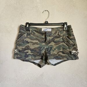 Jolt camo jean shorts s3